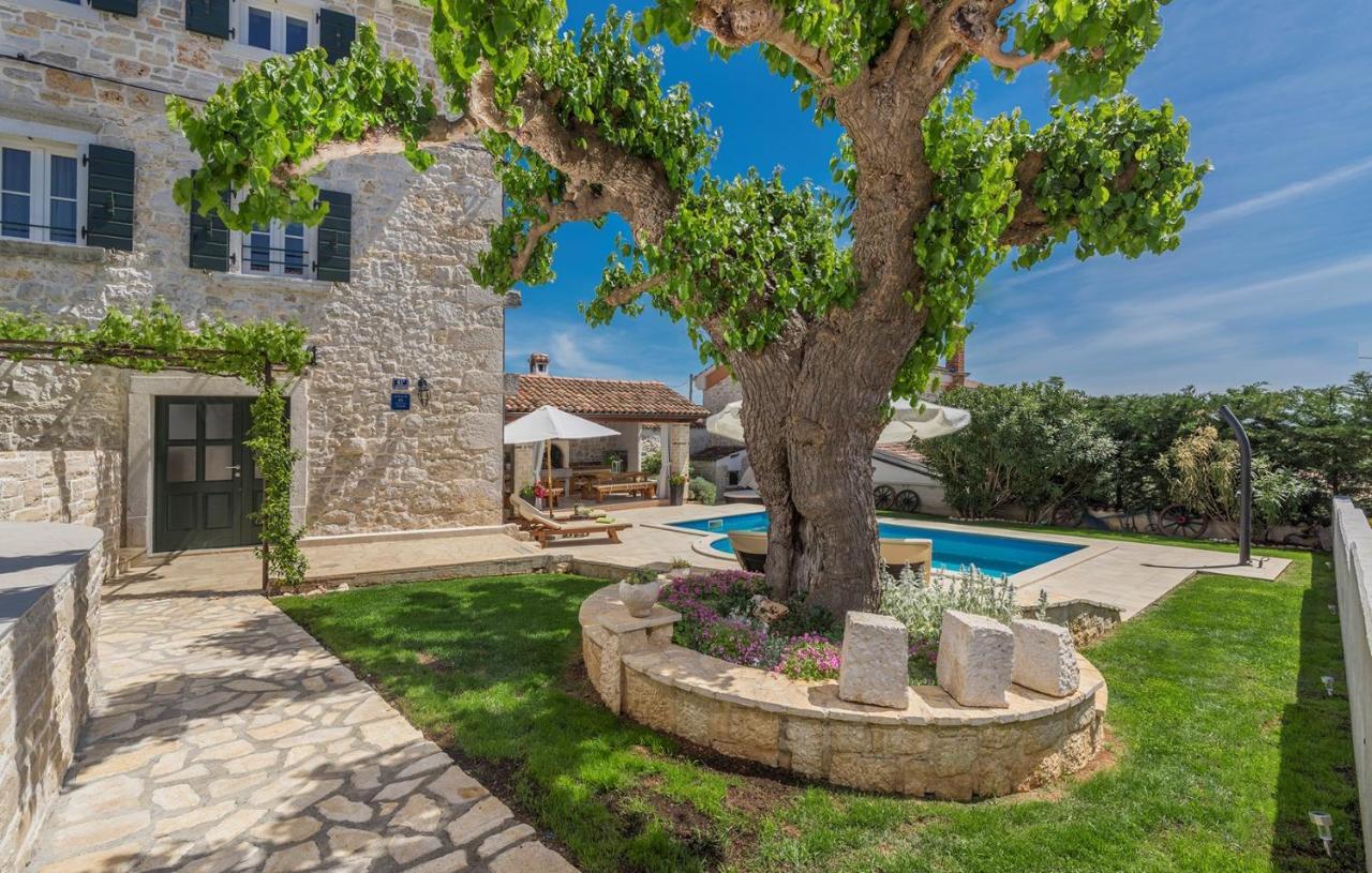 Beautiful Stone House - Villa Parentium With Private Pool Dracevac Ngoại thất bức ảnh
