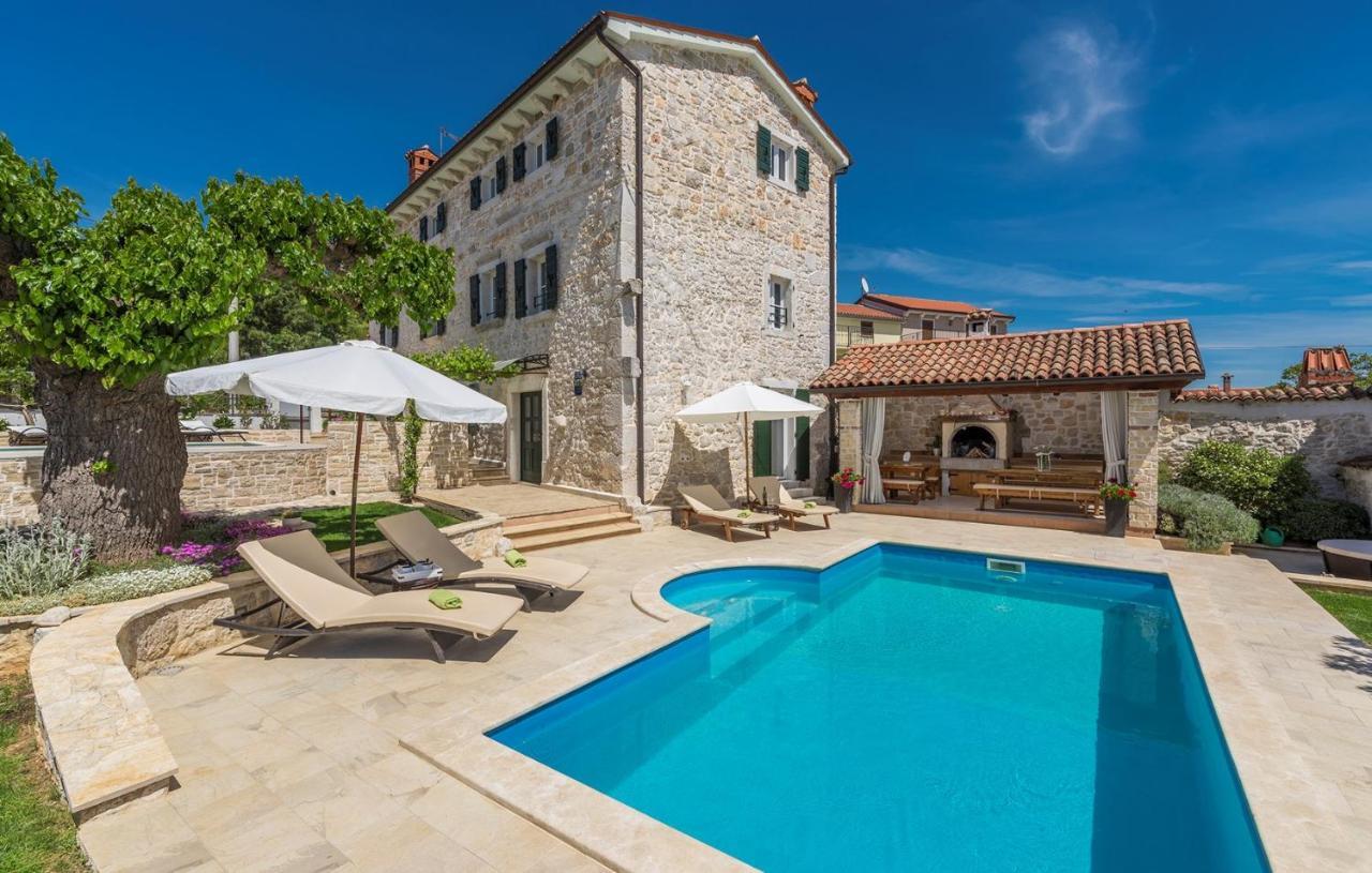 Beautiful Stone House - Villa Parentium With Private Pool Dracevac Ngoại thất bức ảnh