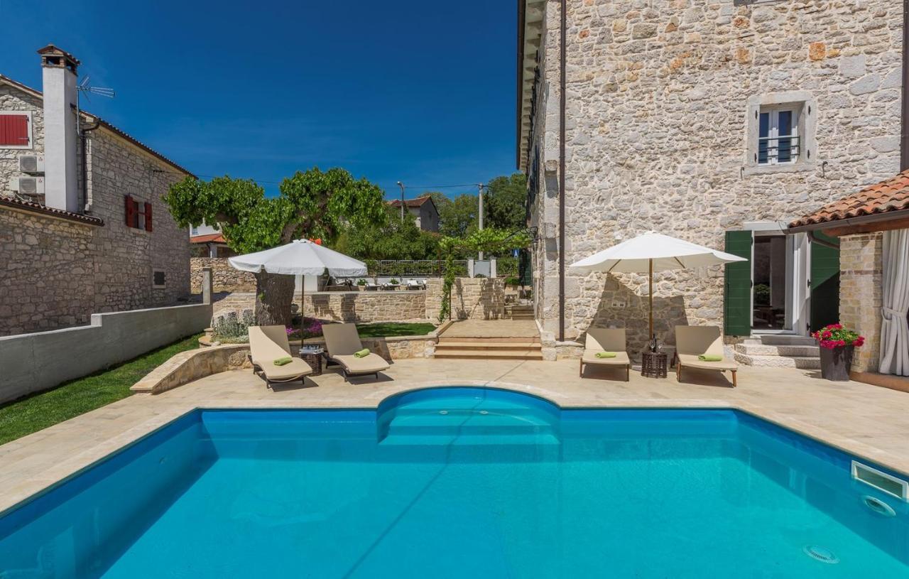 Beautiful Stone House - Villa Parentium With Private Pool Dracevac Ngoại thất bức ảnh